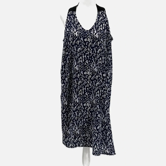 Loyal Hana Claudia Maternity/Nursing Dress in Nautical Navy - Size Medium - Picture 3 of 9